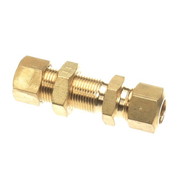 (image for) CROWN STEAM 9739-2 BRASS BULKHEAD UNION 3/8 T